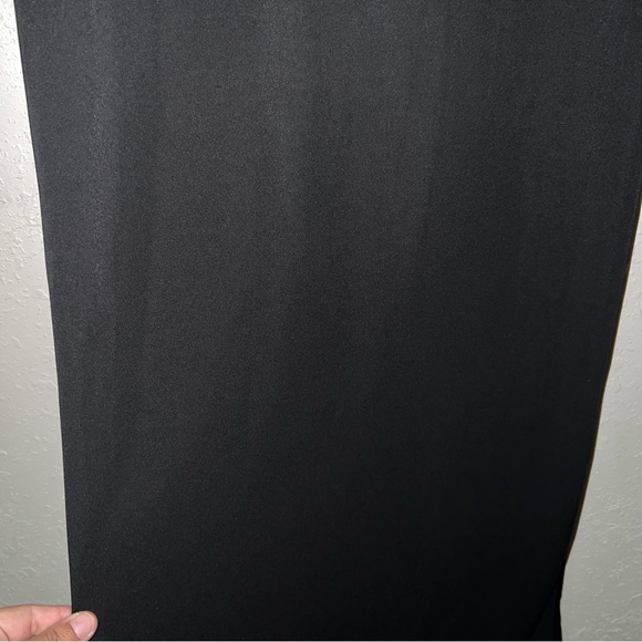 Laundry by Shelli Segal Vintage Square Neckline Black Full Length Evening Dress - Picture 5 of 16